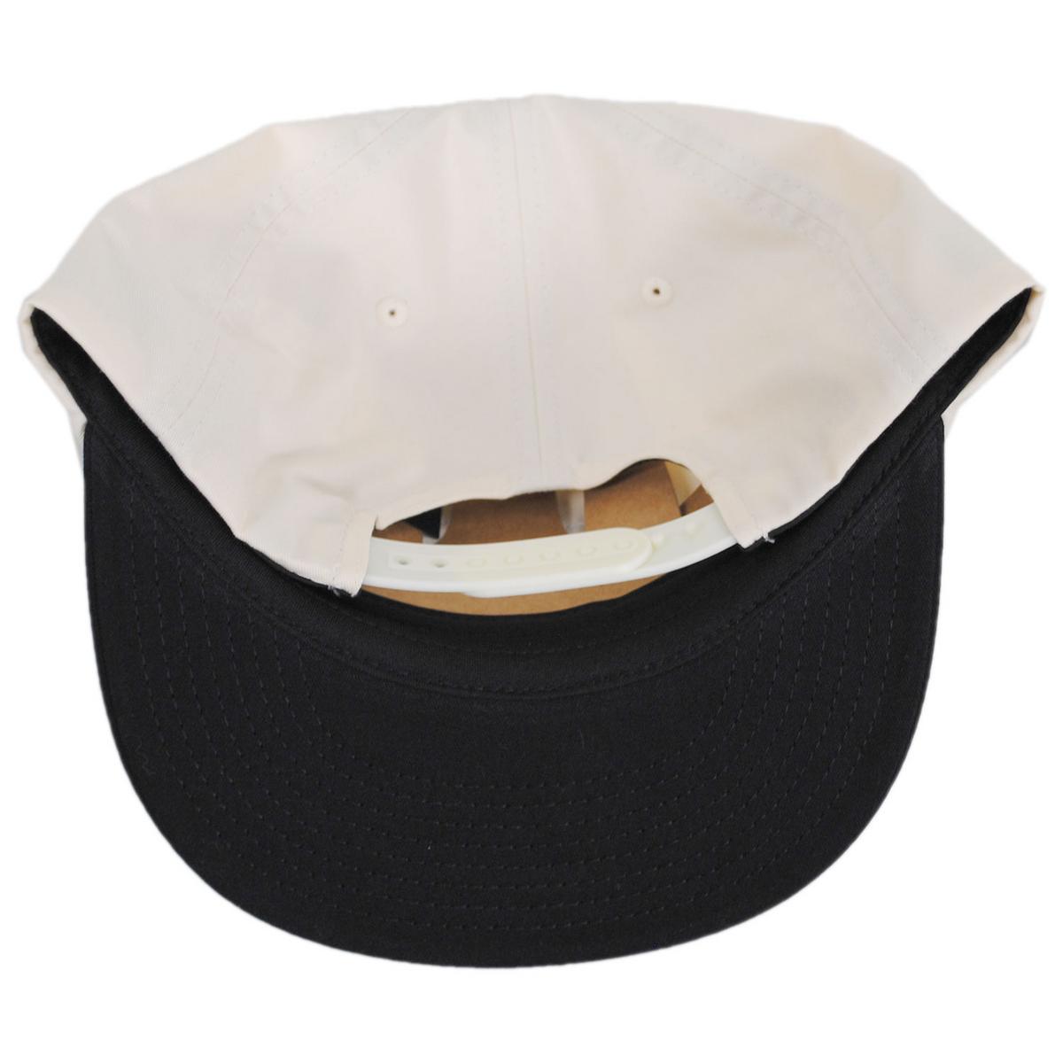 BRIXTON HATS | Grade HP Snapback Baseball Cap - Off White/Black | 201737HO24 | under | OFF WHITE/BLACK