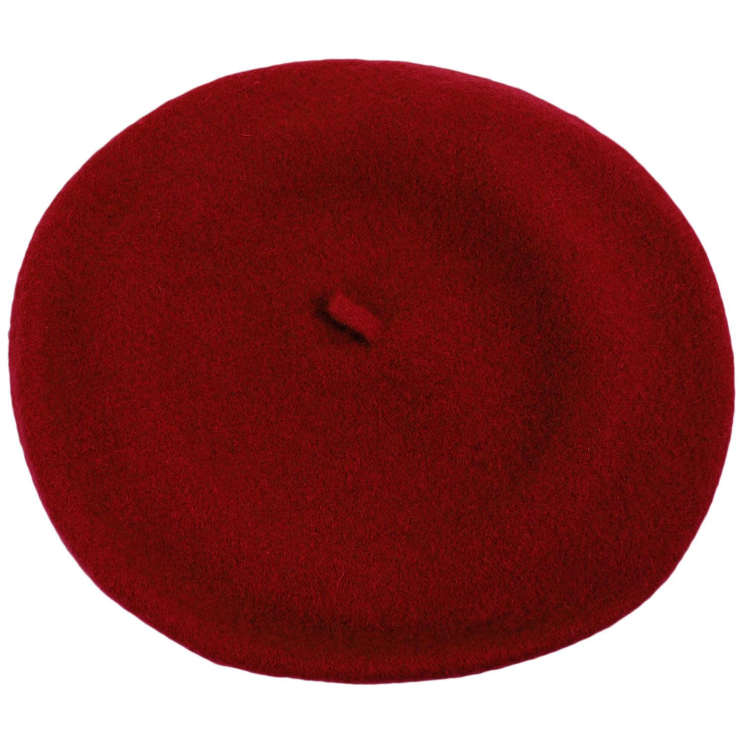 Village Hat Shop | Wool Fashion Beret | 152500 | top | RED