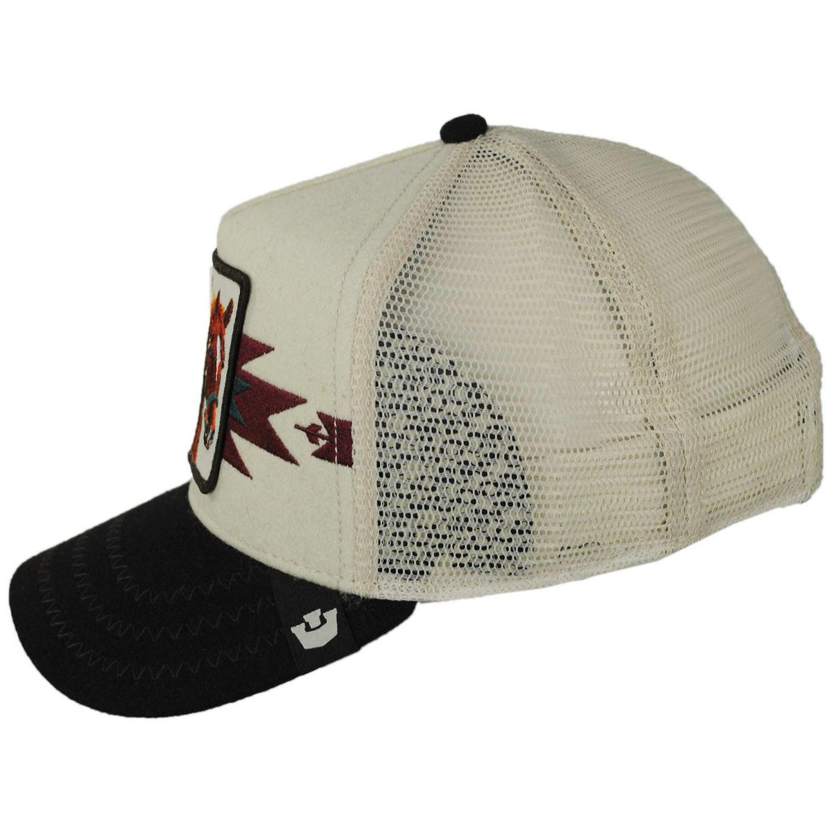 Goorin Bros | Canyon Free Spirit Mesh Trucker Snapback Baseball Cap | 200860 | profile | CHALK