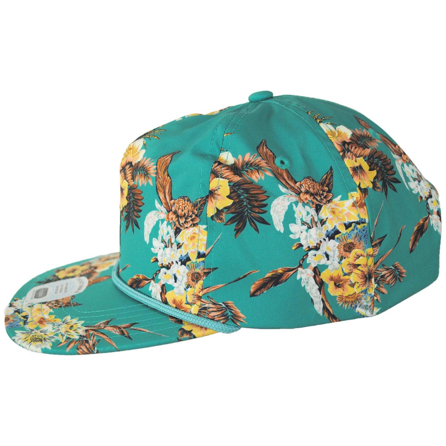 BRIXTON HATS | Beta Water MP Snapback Baseball Cap | 201898 | profile | GREEN HAZE