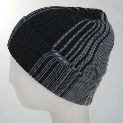 Columbia Sportswear | Alder Springs Cotton Knit Beanie Hat | 500745 | profile | BLACK