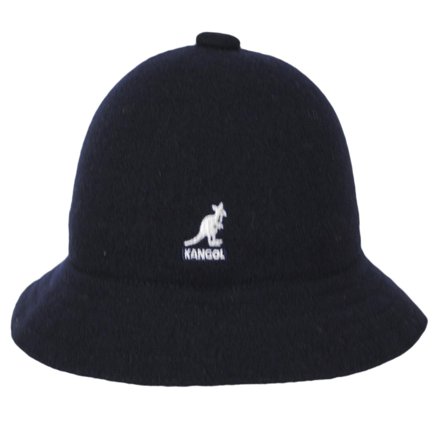 Kangol | Wool Casual Bucket Hat - Dark Blue | 185808DB | front | DARK BLUE