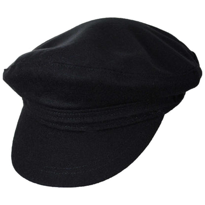 Jaxon Hats | Wool Fiddler's Cap | 181010 | lead | BLACK