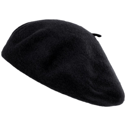 Village Hat Shop | Wool Fashion Beret | 152500 | lead | BLACK