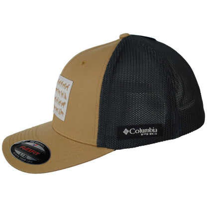 Columbia Sportswear | PHG Canine Flag Cotton & Mesh Flexfit Fitted Baseball Cap | 400089 | profile | SAHARA