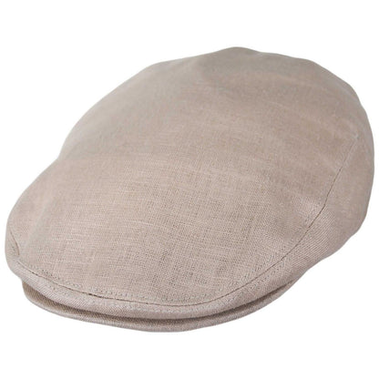 Jaxon Hats | Linen and Cotton Ivy Cap | 167732 | lead | NATURAL