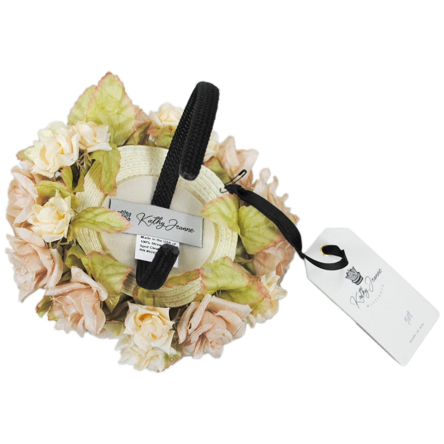 Kathy Jeanne | Rose Bouquet Fascinator | 122461 | under | IVORY