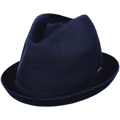 Kangol | Tropic Playa Stingy Brim Fedora Hat | 140518 | lead | NAVY