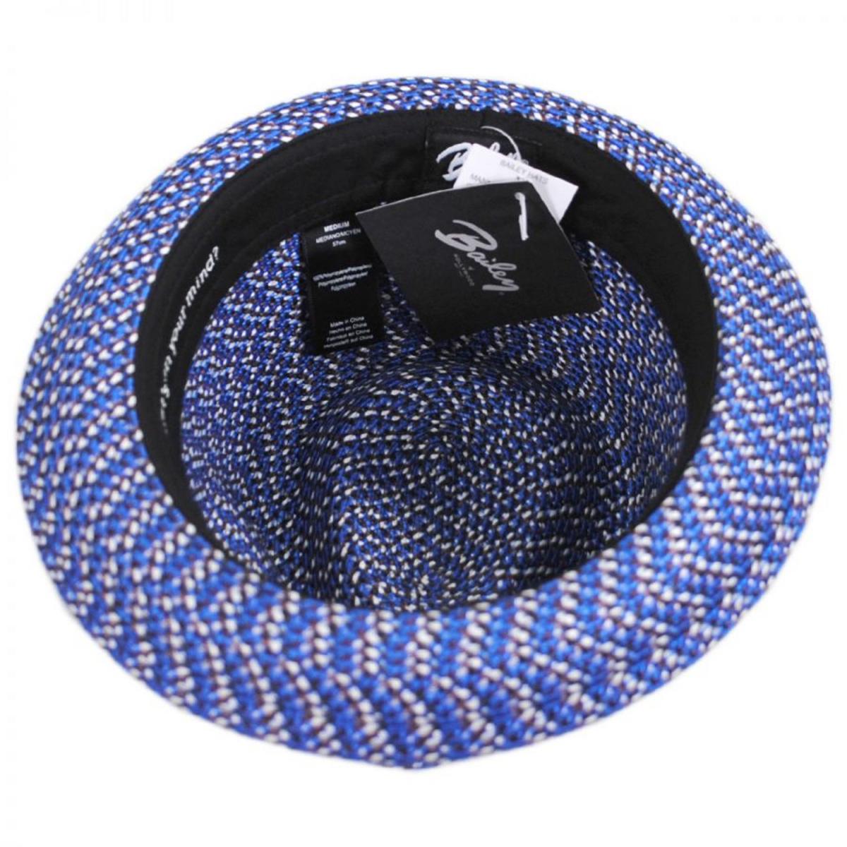 Bailey 1922 | Mannes Poly Braid Fedora Hat - Fashion Colors | 127844A | under | SKYDIVER