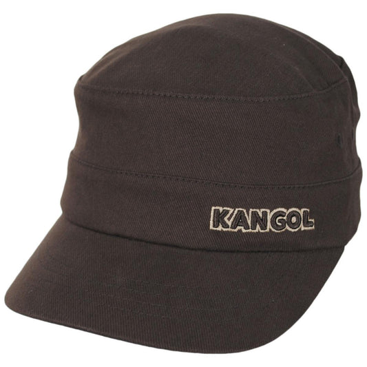 Kangol | Flexfit Cotton Twill Army Cap | 201110 | lead | BROWN