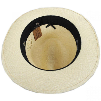 Bigalli | Grade 8 Panama Straw Fedora Hat | 129203 | under | NATURAL