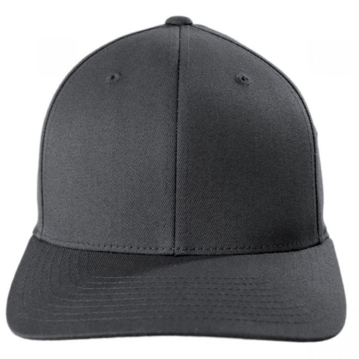 Flexfit | Combed Twill MidPro Flexfit Fitted Baseball Cap | 221502 | front | DARK GREY