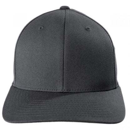 Flexfit | Combed Twill MidPro Flexfit Fitted Baseball Cap | 221502 | front | DARK GREY