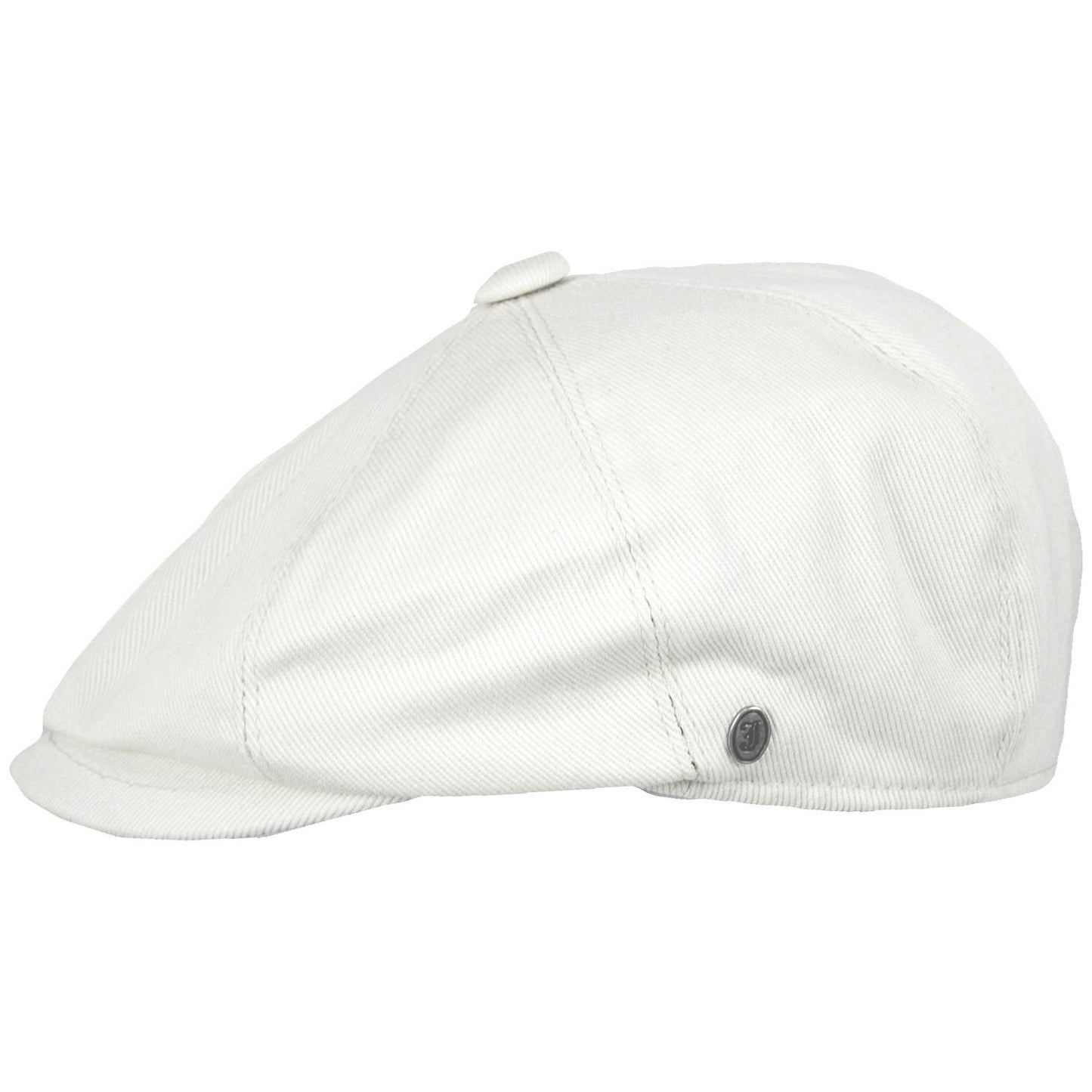 Jaxon Hats | Cotton Newsboy Cap | 167770 | profile | WHITE
