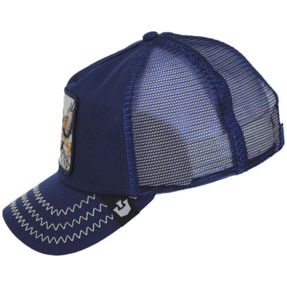 Goorin Bros | Flying High Mesh Trucker Snapback Baseball Cap | 200705 | profile | NAVY