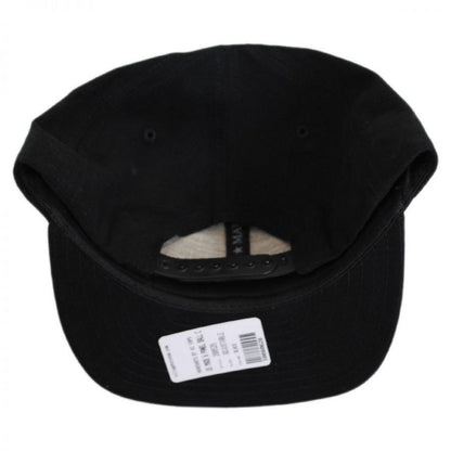 HeadShots by KC Caps | US Made 6-Panel Cotton Snapback Baseball Cap | 200525 | under | BLACK