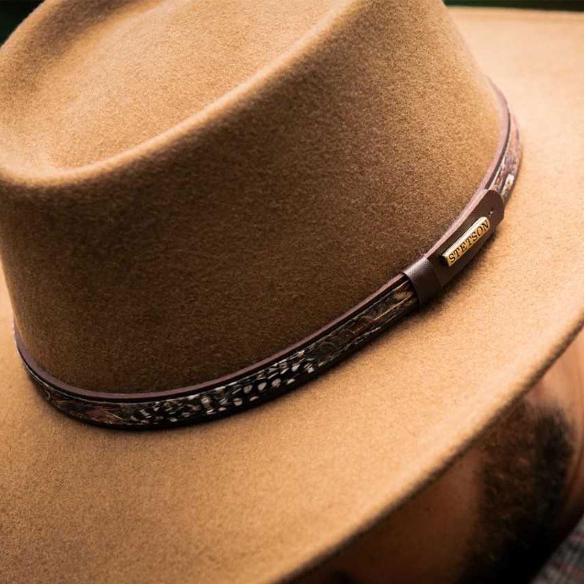 Stetson | Kelso Crushable Wool Felt Gambler Western Hat | 130675 | lsmone | DRIFTWOOD