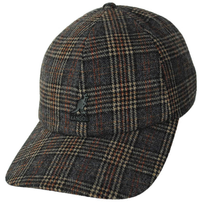Kangol | Plaid Earflaps Strapback Baseball Cap | 201196 | lead | GREY MULTI