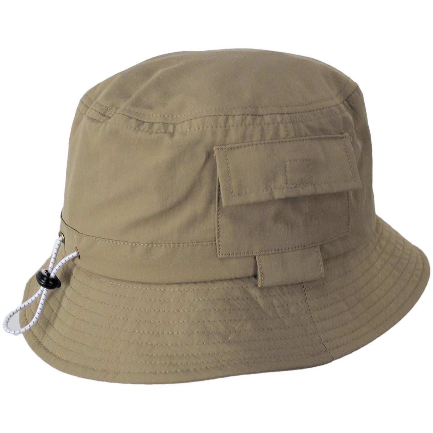 Kangol | Kangolf Nylon Lahinch Bucket Hat | 185842 | profile | KHAKI