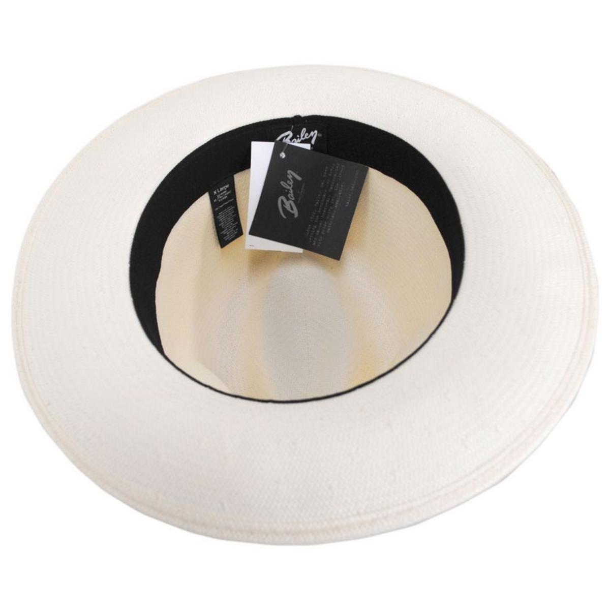 Bailey 1922 | Relik Shantung Straw Fedora Hat | 127770 | under | NATURAL