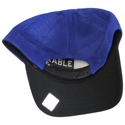 Goorin Bros | Pitbull Micro Suede Mesh Trucker Snapback Baseball Cap | 200662 | under | ROYAL/VOID