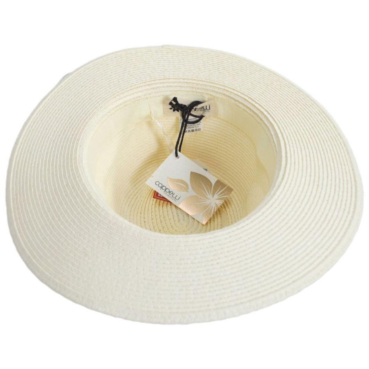 Medodi Toyo Straw Fedora Hat