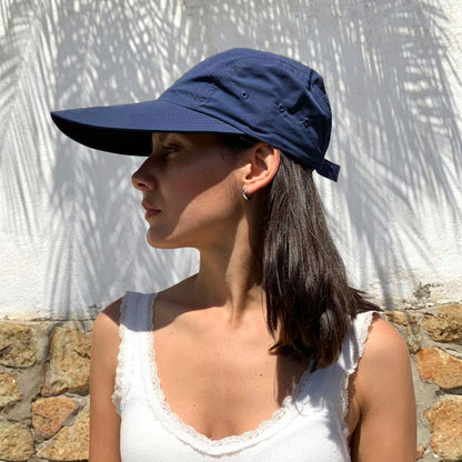 Torrey Hats | Torrey UPF 50+ Long Bill Adjustable Baseball Cap | 499904 | lsfone | NAVY BLUE