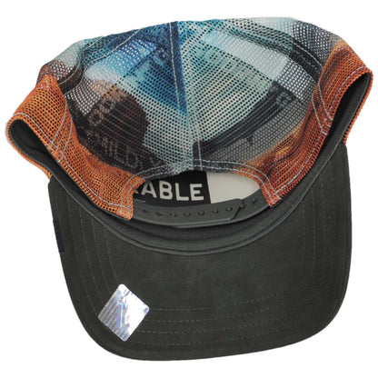 Goorin Bros | Scorpion In The Element Mesh Trucker Snapback Baseball Cap | 200776 | under | PALM