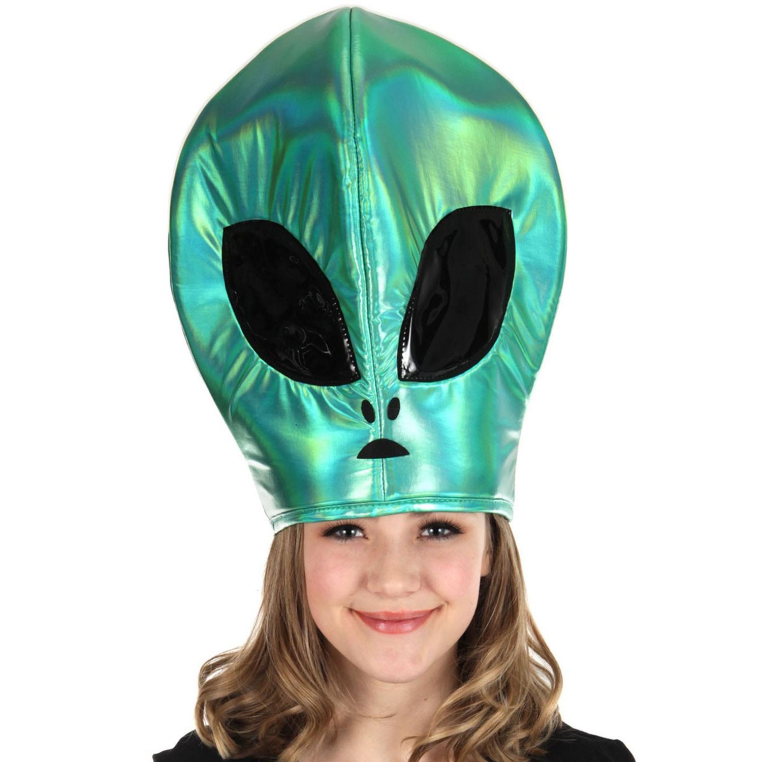 Elope | Alien Plush Hat/Mask | 190347 | lsfone | GREEN