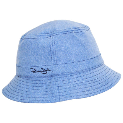 Panama Jack | Fantasia Denim Bucket Hat | 110404 | profile | DENIM BLUE