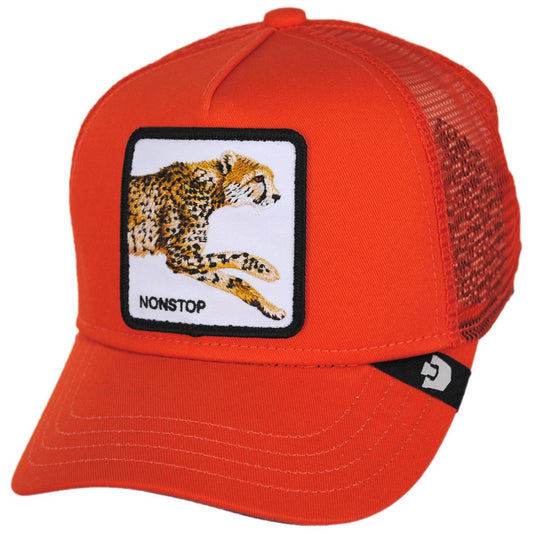 Goorin Bros | Kid's Cheetah Mesh Trucker Snapback Baseball Cap | 508938 | lead | BLAZE