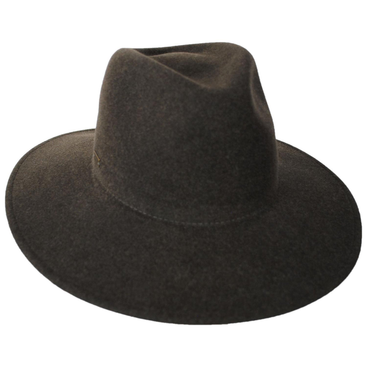 Betmar | Katie Wool Felt Safari Fedora Hat | 123175 | lead | HUNTER GREEN MIX