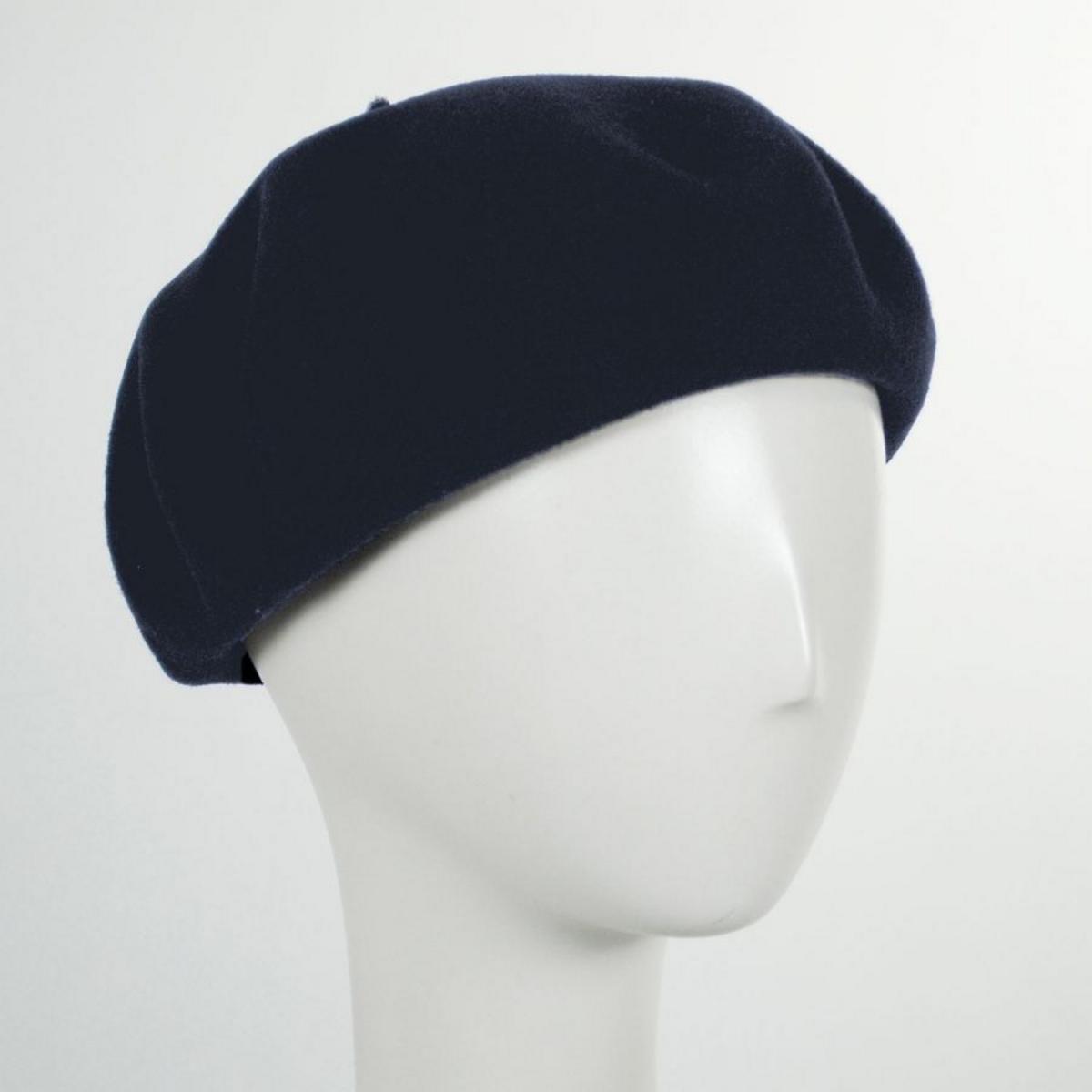 Hoquy | Hoquy Wool Basque Beret | 151050 | front | MARINE