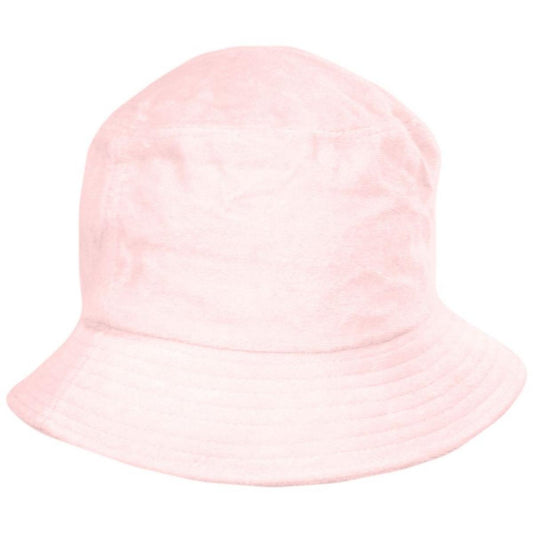 San Diego Hat Company | Cotton Terry Cloth Bucket Hat | 108927 | front | PINK