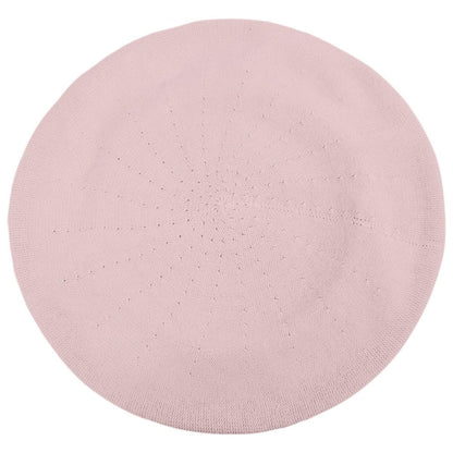 sur la tete | Cotton Beret - 11.5 inch Diameter | 151101 | under | PINK PEARL