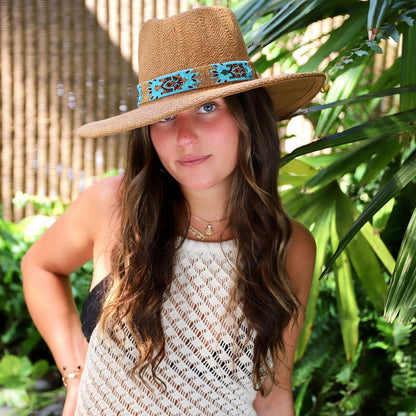 La Paz Toyo Straw Rancher Fedora Hat