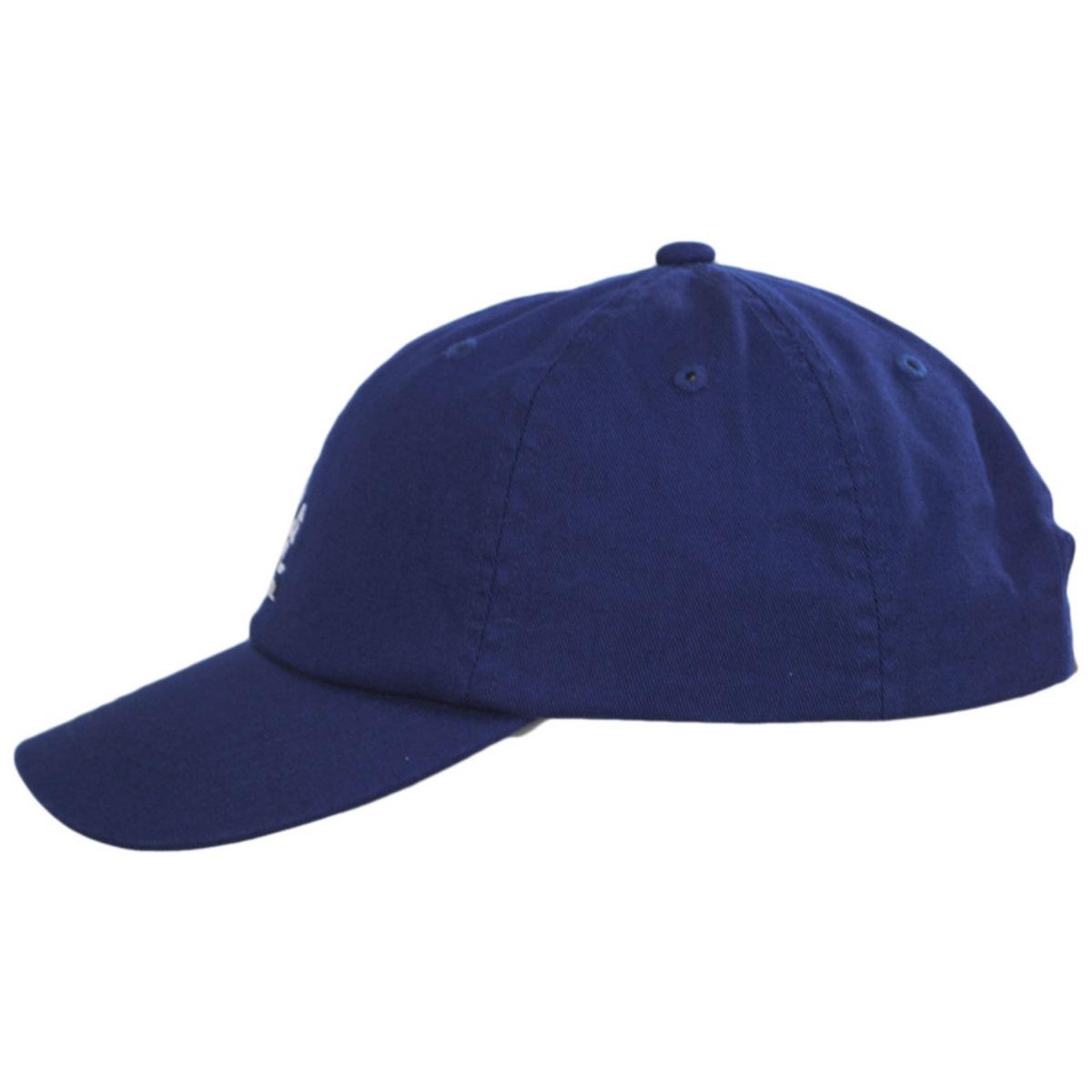 Kangol | Washed Cotton Strapback Baseball Cap Dad Hat - Starry Blue | 201173SS24 | profile | STARRY BLUE