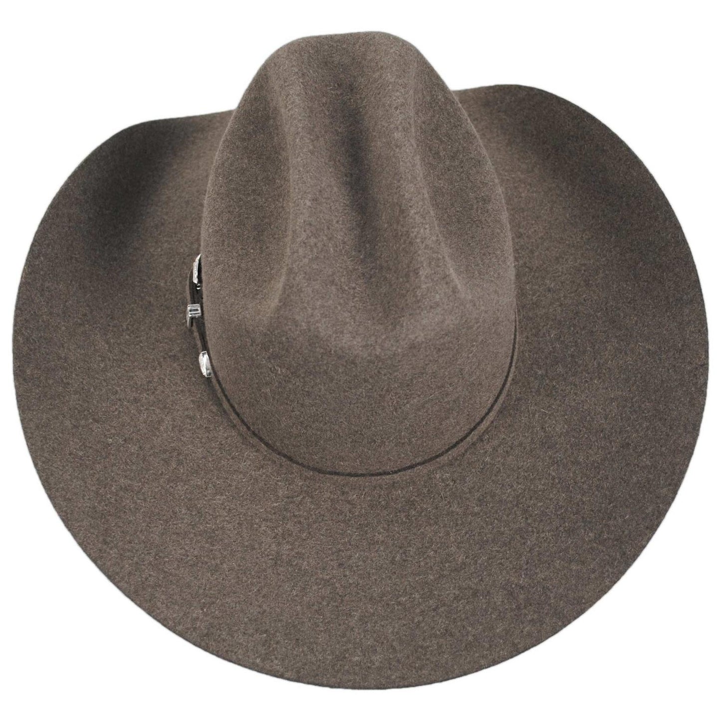 Bailey Western | Pro 7X Fur Felt Western Hat | 130112 | top | GRAVEL