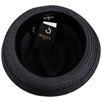 Bailey 1922 | Billy Braided Toyo Straw Fedora Hat - Classic Colors | 127843 | under | BLACK