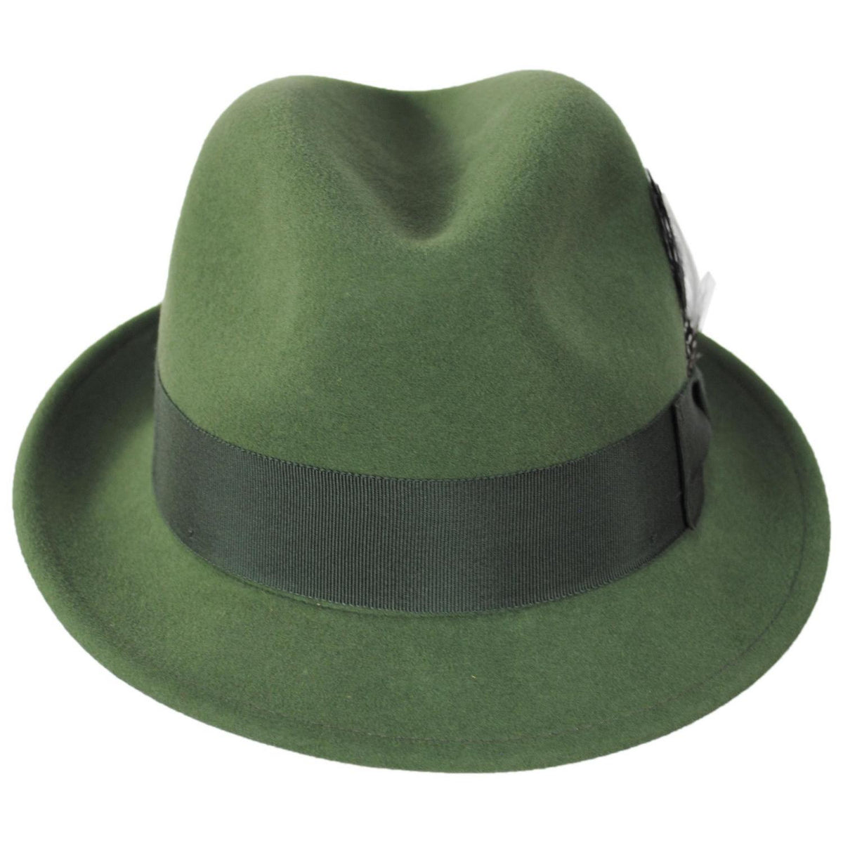 Bailey 1922 | Tino Wool LiteFelt Trilby Fedora Hat | 130008 | front | WILD GREEN