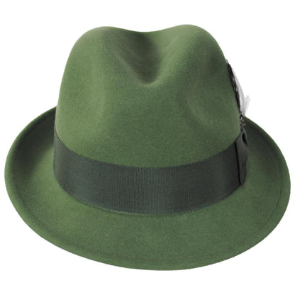 Bailey 1922 | Tino Wool LiteFelt Trilby Fedora Hat | 130008 | front | WILD GREEN