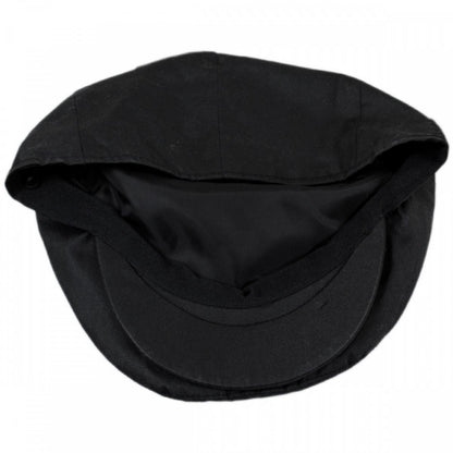 Jaxon Hats | Waxed Cotton Ivy Cap | 167742 | under | BLACK