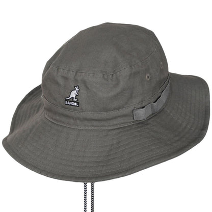 Kangol | Jungle Utility Cords Cotton Bucket Hat | 185779 | lead | WARM GREY