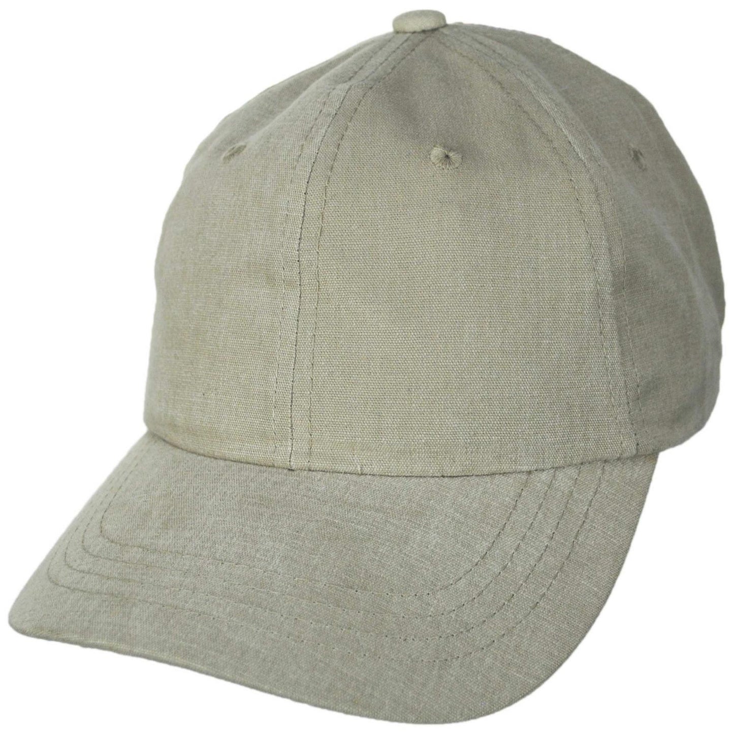 Dorfman Pacific | Washed Cotton Baseball Cap Dad Hat | 200188 | lead | KHAKI