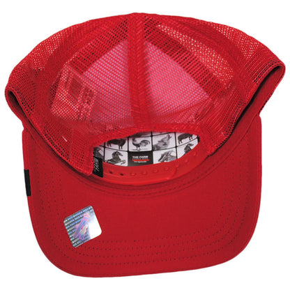 Goorin Bros | Bandit Mesh Trucker Snapback Baseball Cap | 200449 | under | RED