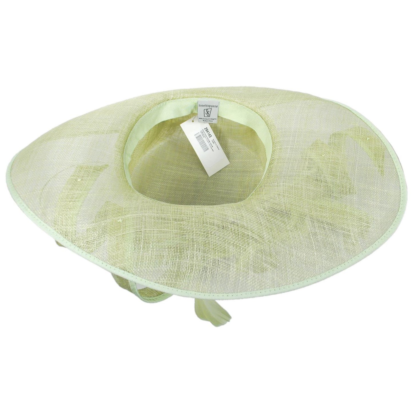 Something Special | Minerva Sinamay Straw Boater Dress Hat | 121383 | under | MINT