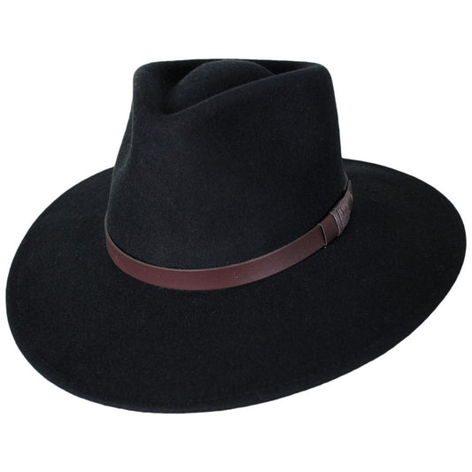 Bigalli | Australian Wool Felt Outback Hat | 131419 | lead | BLACK