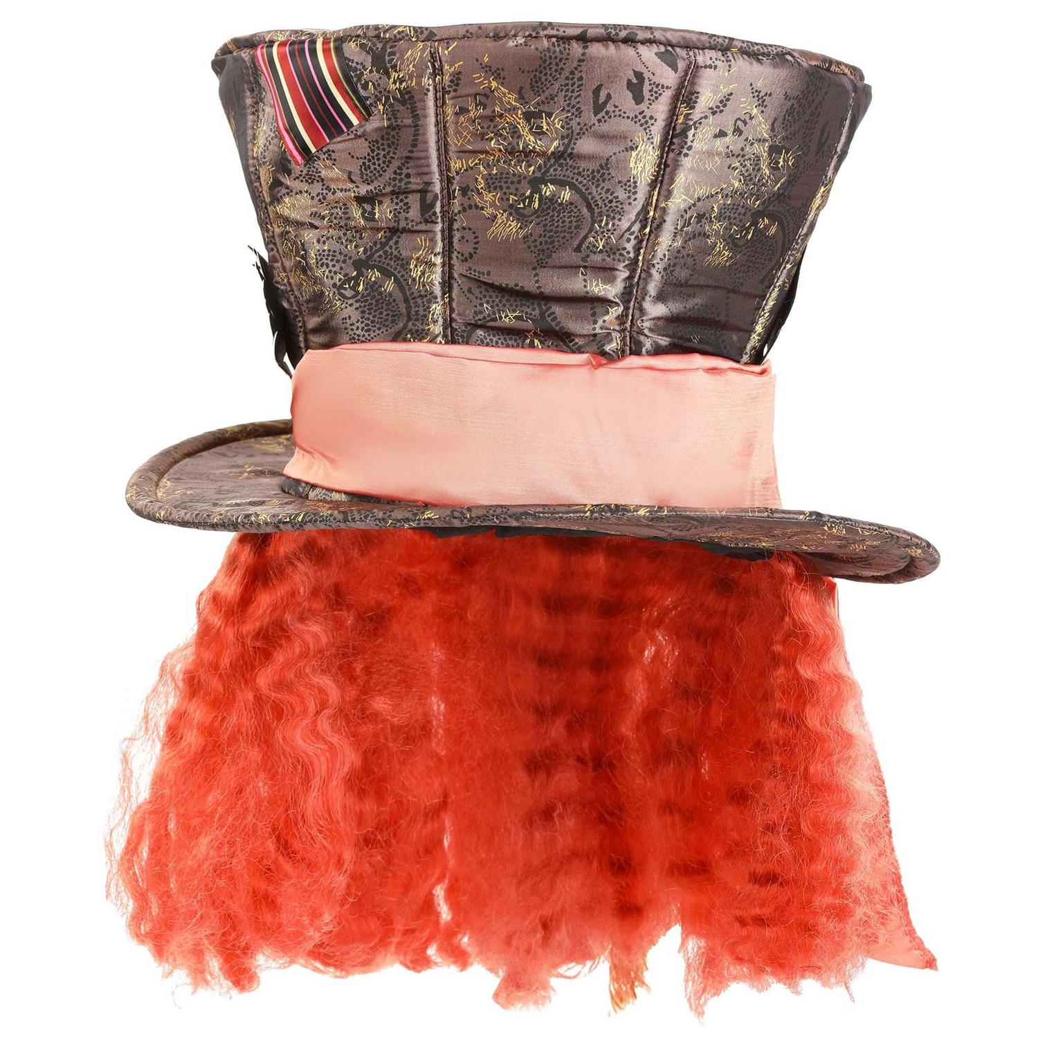 Disney | Alice in Wonderland Mad Hatter Top Hat with Hair | 190236 | front | MULTI