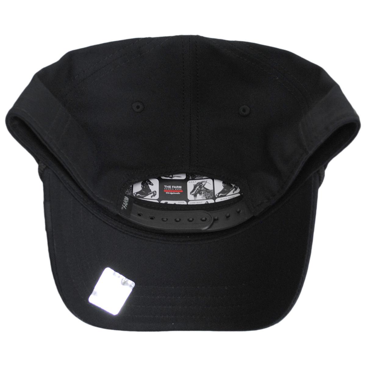 Goorin Bros | King 100 Trucker Snapback Baseball Cap | 200640 | under | BLACK