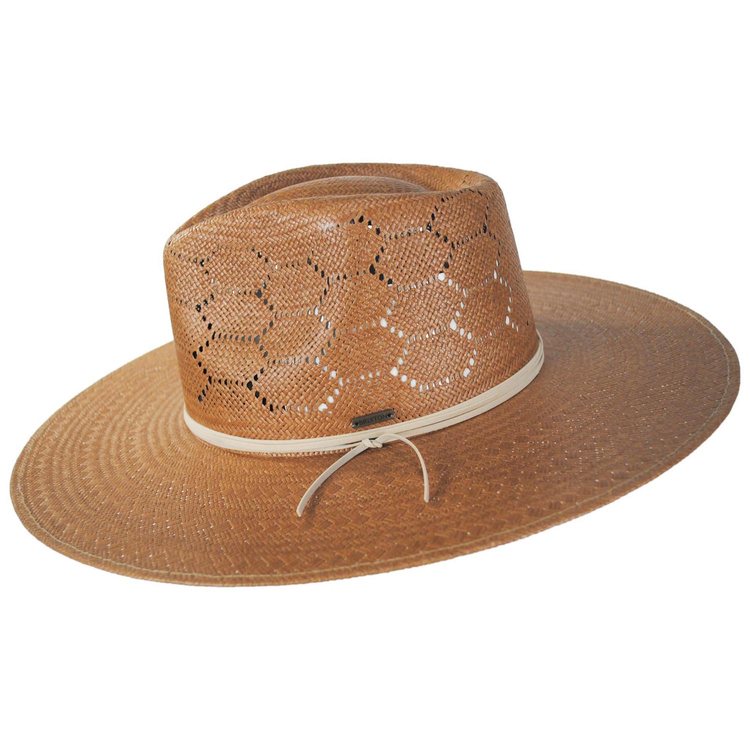 BRIXTON HATS | Porto Toyo Straw Planter Hat | 104068 | profile | ITALIAN CLAY